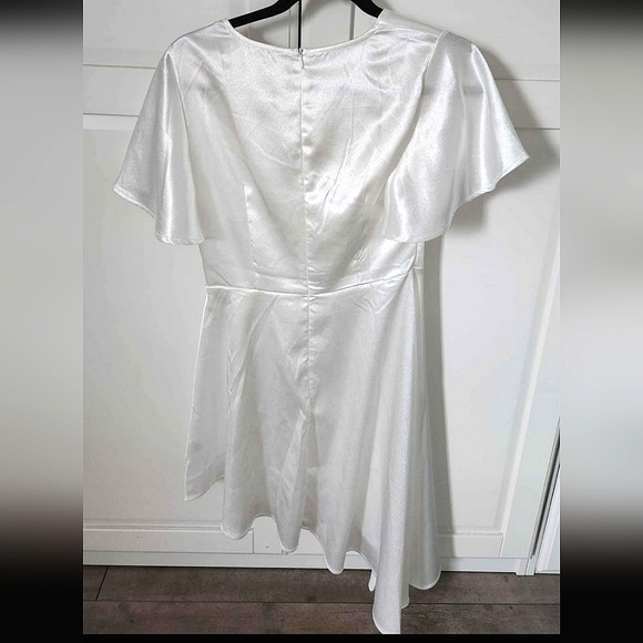 MORRISDAY White satin dress Size S new - Picture 4 of 11
